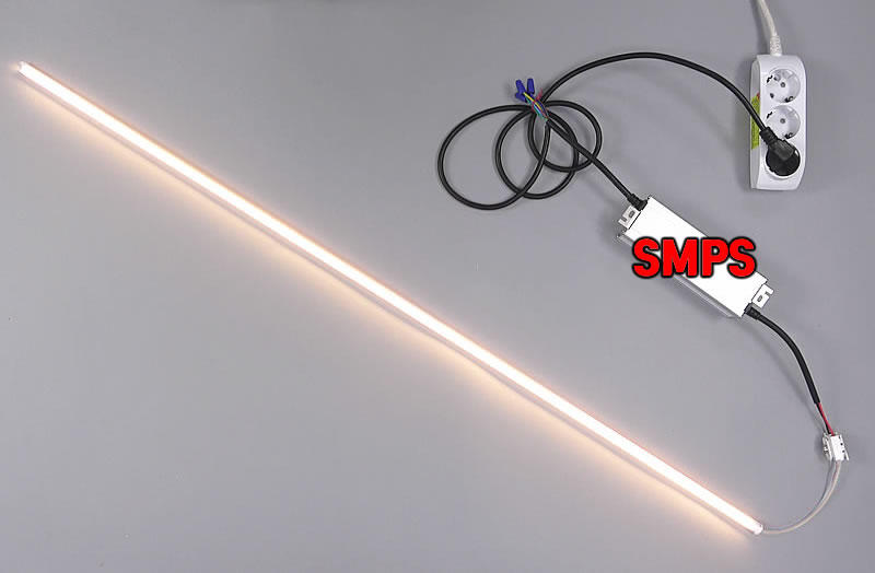 전구색 LED SMPS 연결