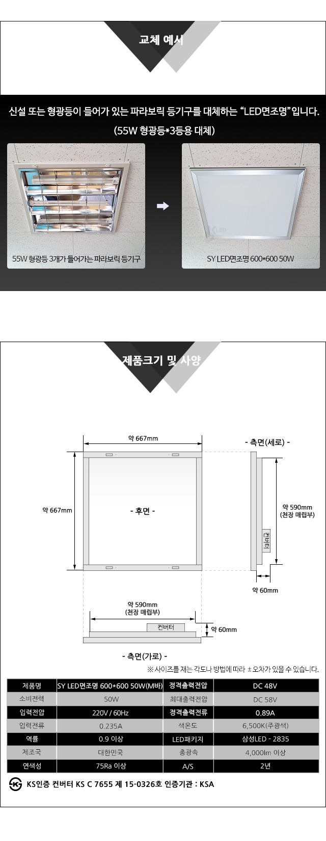 LED평판조명