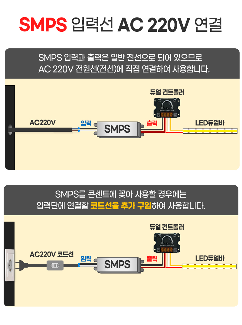 SMPS와 220V 전원연결