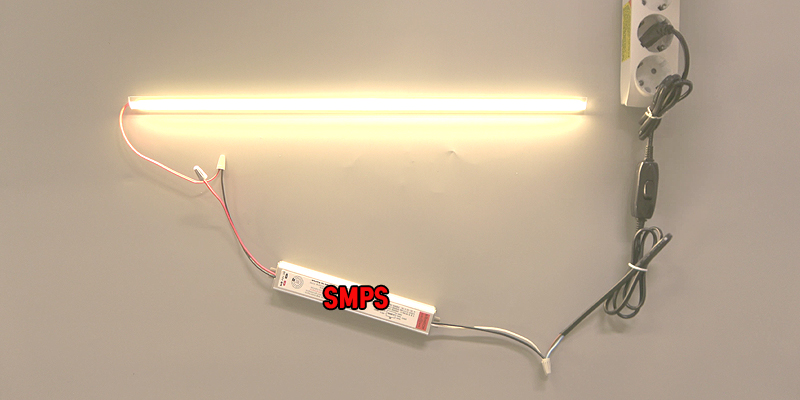전구색 LED SMPS 연결