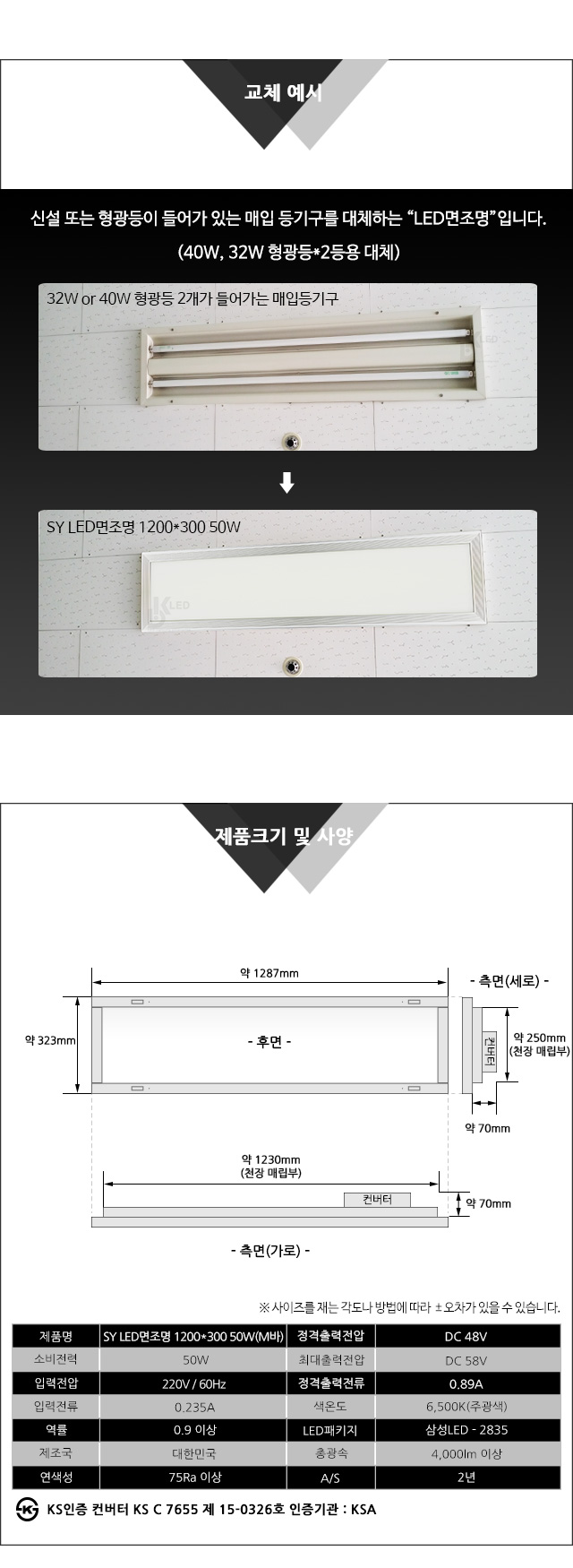 LED평판조명